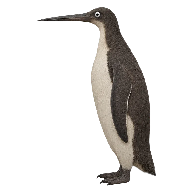 Icadyptes (Icadyptes salasi) con ojos saltones, ilustración de GabSolf