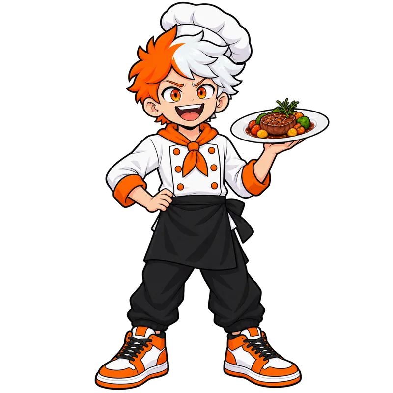 Gabs chef con plato