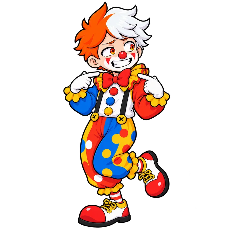Gabs payaso bailando